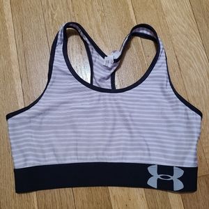 Striped UA sports bra